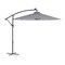 Flash Furniture Sedona 10FT Round Umbrella w/32 Solar LED Lights, Built in Cross Base, Easy Lift/Tilt Function, Gry GM-WL-UU012-GRY-GG - alternate 10